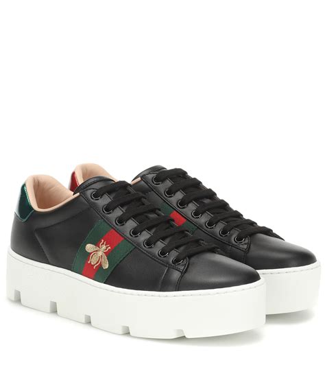 gucci leather platform sneakers|Gucci platform sneakers sale.